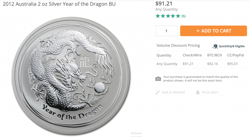 Silver Dragon Coin